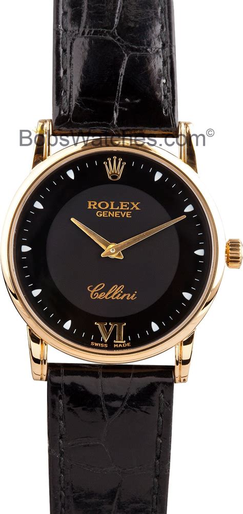 rolex cellini leather strap price